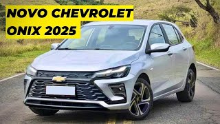 NOVO CHEVROLET ONIX 2025 já tem visual revelado [upl. by Ahsieki]