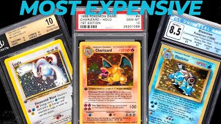 Top 20 Most EXPENSIVE Pokemon Cards Ever SOLD [upl. by Sneed]