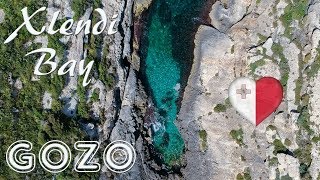 Xlendi Bay Gozo Malta  All Drone [upl. by Haelem384]