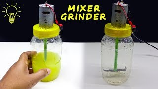 How to make mini simple Mixer Grinder at Home  DIY Mixer Grinder [upl. by Maro]