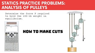 Analysis of Pulleys [upl. by Enitselec883]