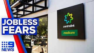 Coronavirus Fears Centrelink queues returning in new year  9 News Australia [upl. by Acinorahs150]