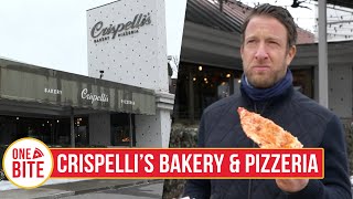 Barstool Pizza Review  Crispelli’s Bakery amp Pizzeria Berkley MI [upl. by Adolf679]