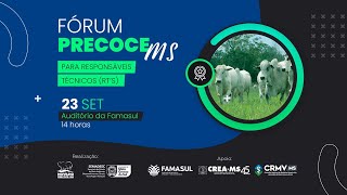 Evento Fórum Precoce MS para Responsáveis Técnicos RTs [upl. by Sokul594]