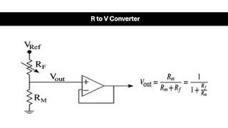 RESISTANCE to VOLTAGE  R to V  CONVERTER [upl. by Denae597]