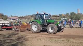 Bremswagenziehen 2018 Pyrbaum Deutz TTV 620 Full Pull Schlepperfreunde Pyrbaum [upl. by Moretta]