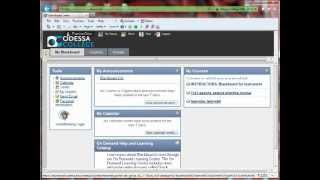 Odessa College  How to access Blackboard 91 [upl. by Eiralam]