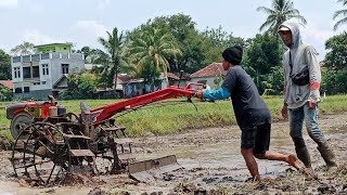 TEGANG TRAKTOR HAMPIR TERJATUH [upl. by Ahsenom]