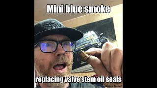 Mini valve stem oil seal replacement [upl. by Haimirej]