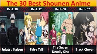 Ranked The 30 Best Shounen Anime Of All Time [upl. by Aynotan]