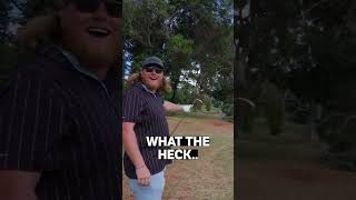 Massive Tree Branch Falls During Golf Shot 😂 [upl. by Guibert]