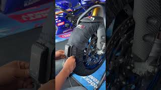 Installed tyre warmer 1 hour before race capit tyrewarmer [upl. by Katharina]