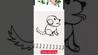 Dog Arts  arts calligraphy devnagari craft drawing [upl. by Cristen]