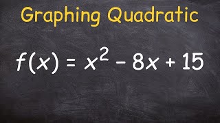 Learn how to graph a quadratic [upl. by Jentoft]