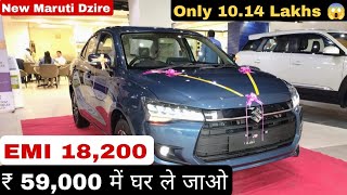 2024 Maruti Dzire Zxi Top Model With Company Fitted Accessories  EMI amp Finance Detail [upl. by Sorel535]