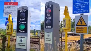 Christian Malford Level Crossing Wiltshire [upl. by Farlay347]