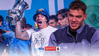 quotIts nothing short of sensationalquot  Ederson on Man Citys TREBLE win 🏆🏆🏆 [upl. by Nivlad]