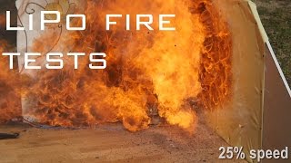 How to store LiPo battery safely  In depth LiPo fire tests [upl. by Jacobine]