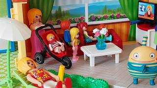 Playmobil Summer Fun Aufklapp Ferienhaus 6020 auspacken Kinderkanal Kinderwelt👭👦👧 Familie Wurst🍖 [upl. by Kendall]