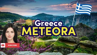 Meteora Greece  Virtual Tour With AI Girl [upl. by Earised258]