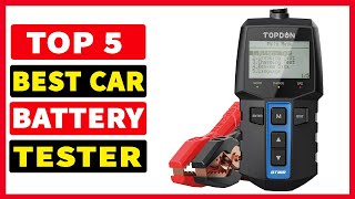 Top 5 Best Car Battery Tester In 2024 [upl. by Marra247]