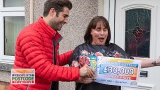 StreetPrize Winners  SA4 3BZ in Gowerton on 23092018  Peoples Postcode Lottery [upl. by Enwahs505]