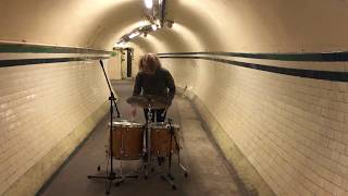 Thunderous Drums in the Aldwych Tube Station with Sylvia Massy [upl. by Breeze95]