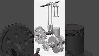 Vehicle Engine stroke mechanism tools short shorts vehice [upl. by Arlee]