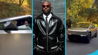 King Promise The Future of Ghanaian Music Arrives in a Tesla Cybertruck [upl. by Hsejar]