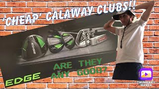 Are These ‘CHEAP’ Secret Clubs Worth It Callaway Edge Set Review [upl. by Nee]