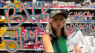 BACK TO SCHOOL SUPPLY SHOPPING VLOG 2023  2024  college edition [upl. by Batruk359]