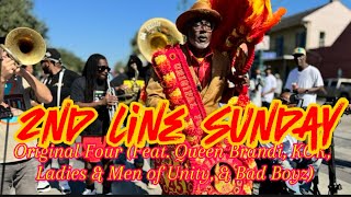 2nd Line Sunday Original Four Feat Queen Brandi KOK Ladies amp Men of Unity amp Bad Boyz [upl. by Airemahs]