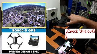 SG900S Drone DJI Clone  Unboxed Reviewed and 1080P TEST Flight [upl. by Anatak]