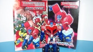 Japanese Transformers Animated quotThe Coolquot Special Edition w Exclusive Clear Activator Optimus Prime [upl. by Yul885]