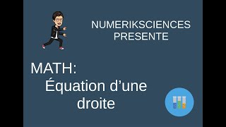 equation d une droite [upl. by Mehsah]