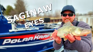 Boat Fishing WALLEYESaginaw River 2023 [upl. by Sheilah]