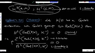 GALOIS COHOMOLOGY AND HILBERTS 90 [upl. by Lorianna]