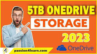 How To Get OneDrive 5TB Cloud Storage with Office 365 In 2023  Passion4Learn [upl. by Leticia]