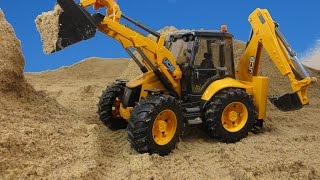 Bagger deutsch BRUDER Spielwaren Baggerlader JCB 5CX eco für Kinder [upl. by Hay]