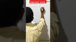 Important English wordsshorts short englishSSKTeachingpoint [upl. by Feetal913]