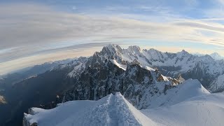 CHAMONIX 4k Cosmiques Arête October 2024 [upl. by Nosyerg726]