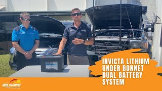 INVICTA Lithium Under Bonnet Dual Battery System [upl. by Nosned857]