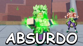 broly é o personagem mais insano do dragon ball no roblox z battlegrounds [upl. by Dennis]