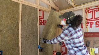 How to Insulate a Shed  Thrift Diving [upl. by Guillaume]