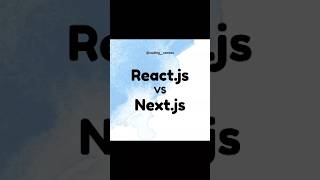 Which is FASTER Next JS or React JS feedshorts coding reactjs nodejs webdevelopment [upl. by Mellisa]