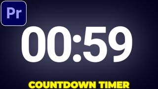 Countdown Timer Tutorial in Premiere Pro [upl. by Sublett628]