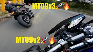 YAMAHA MT09 x2  nos fuimos para PALMAS [upl. by Namhar996]