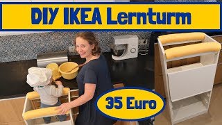 DIY IKEA Lernturm selber bauen  Montessori  Bauanleitung  IKEA HACK [upl. by Cyler828]