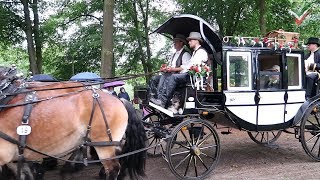 02 Carriage pilgrimage Telgte 2018 horsedrawn carriage  carriages [upl. by Nehcterg712]