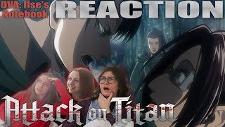 Attack on Titan SUB  OVA 1 Ilses Notebook  Reaction [upl. by Nawuj]